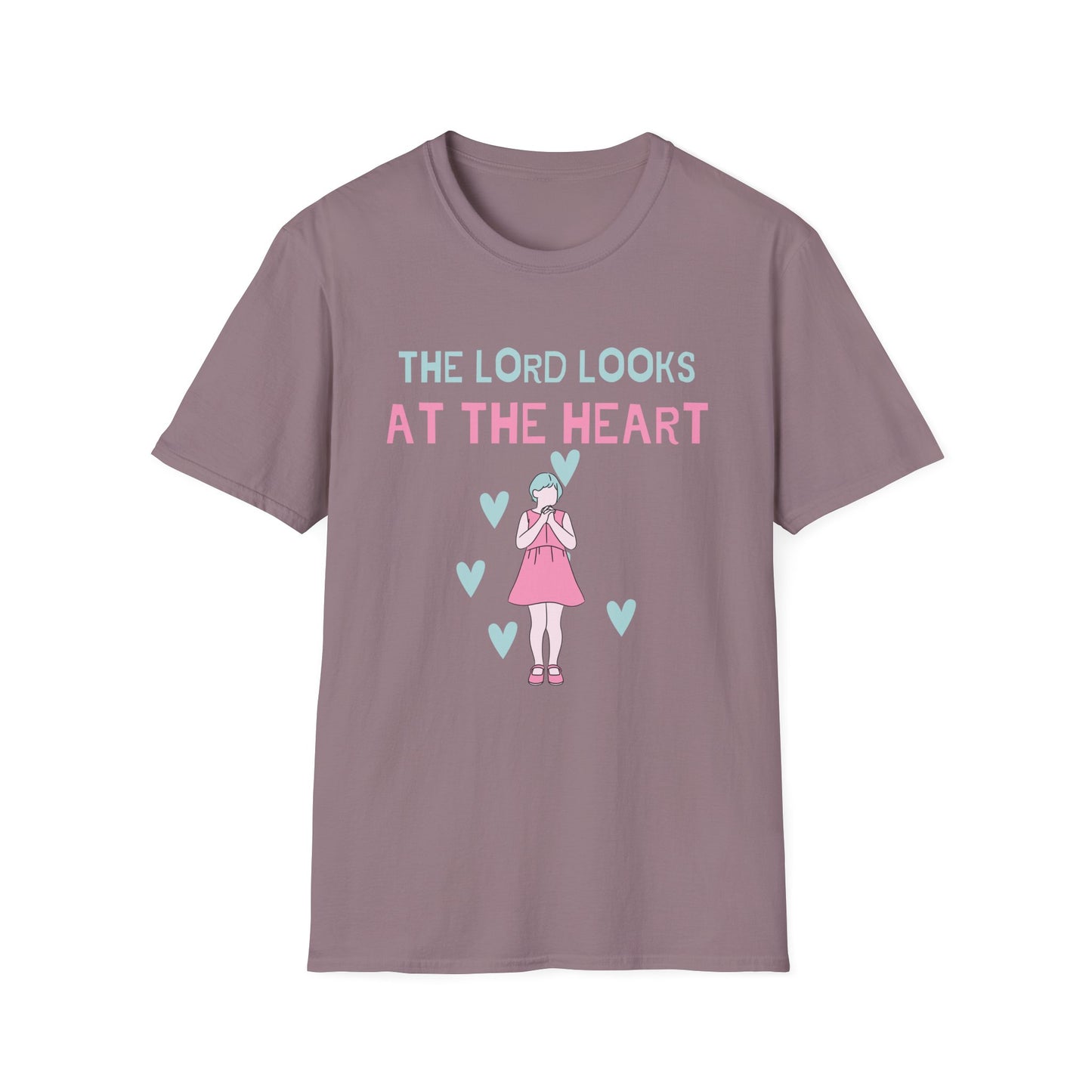 Christian Unisex T-Shirt - The Lord Looks at the Heart