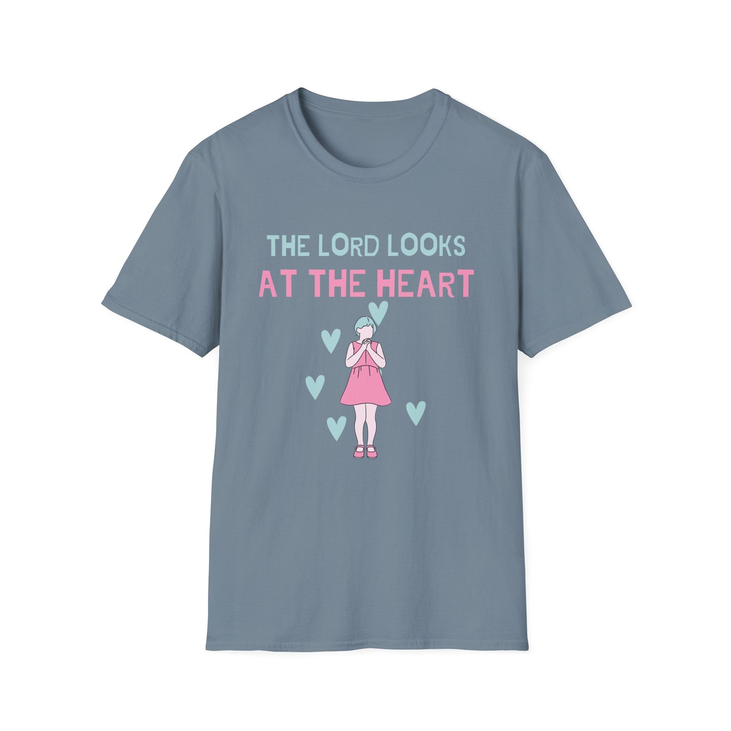 Christian Unisex T-Shirt - The Lord Looks at the Heart