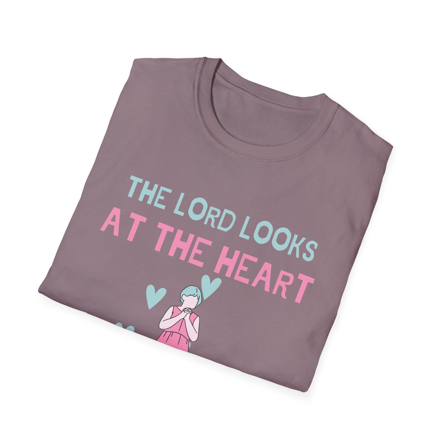 Christian Unisex T-Shirt - The Lord Looks at the Heart